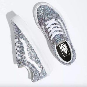 Vans Shiny Party Old Skool-Silver sneakers
